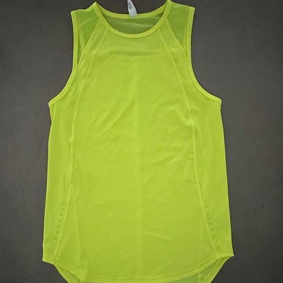 Lululemon Sculpt Tank with Back Vent - Highlighter Yellow - like new! - Picture 1 of 9